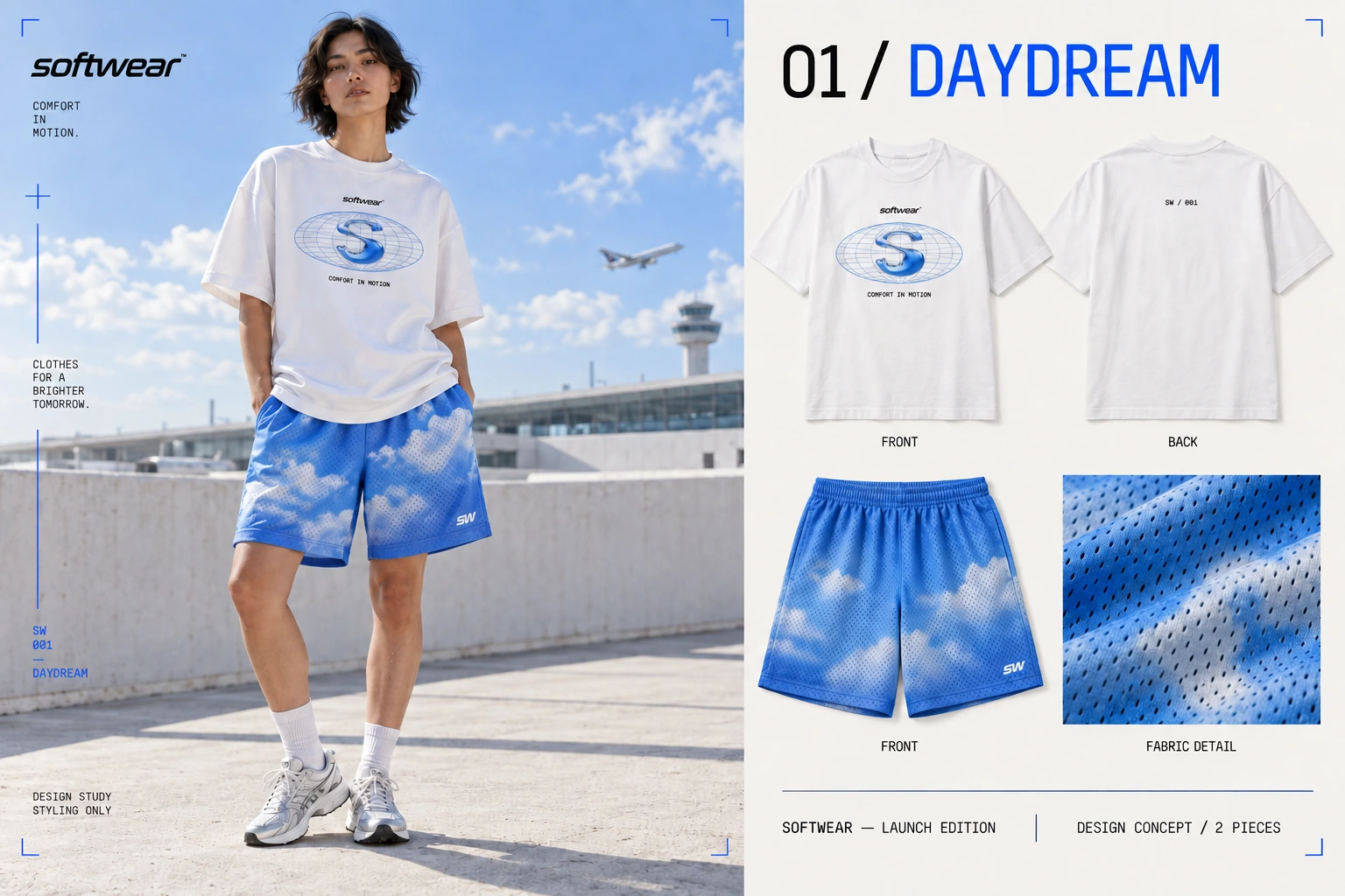 DAYDREAM original Softwear outfit concept board